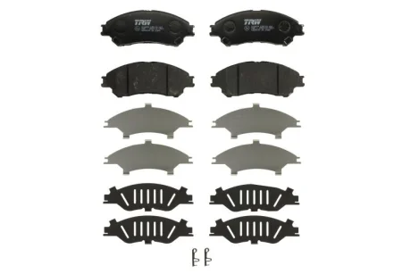 Комплект гальмівних колодок передн, SUZUKI S-CROSS, SX4 S-CROSS, VITARA 1.0-1.6D 08.13- TRW GDB3633
