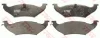 Комплект гальмівних колодок задн, CHRYSLER GRAND VOYAGER III, VOYAGER III DODGE CARAVAN LINCOLN CONTINENTAL, CONTINENTAL TOWN CAR, TOWN CAR II PLYMOUTH VOYAGER 2.0-4.6 10.90-12.02 TRW GDB4045 (фото 2)