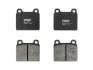 Комплект гальмівних колодок передн, MERCEDES /8 (W114), /8 (W115) VW TRANSPORTER T2, TRANSPORTER T3 1.6-2.5 01.68-07.92 TRW GDB407 (фото 1)
