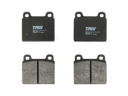 Комплект гальмівних колодок передн, MERCEDES /8 (W114), /8 (W115) VW TRANSPORTER T2, TRANSPORTER T3 1.6-2.5 01.68-07.92 TRW GDB407