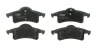 Комплект гальмівних колодок задн, JEEP CHEROKEE, GRAND CHEROKEE II 2.5-4.7 01.88-09.05 TRW GDB4127 (фото 1)