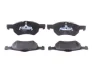 Комплект гальмівних колодок передн, CHRYSLER GRAND VOYAGER III, RAM VAN, VOYAGER III, VOYAGER IV DODGE CARAVAN 2.0-3.8 01.95-07.09 TRW GDB4128 (фото 1)