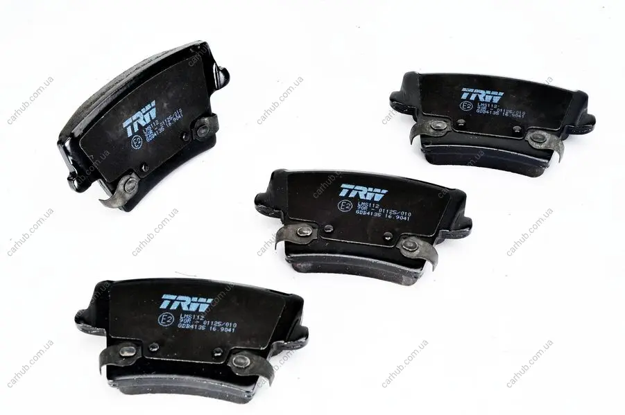 Комплект гальмівних колодок задн, CHRYSLER 300C DODGE CHALLENGER, CHARGER LANCIA THEMA 2.7-6.4 09.04- TRW GDB4135 (фото 1)