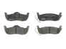 Комплект гальмівних колодок задн, INFINITI QX56 JEEP COMMANDER, GRAND CHEROKEE III NISSAN ARMADA MK I, TITAN 3.0D-5.7 08.03- TRW GDB4137 (фото 1)