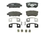 Комплект гальмівних колодок задн (з комплектуючими), CHRYSLER 200, SEBRING DODGE AVENGER, CALIBER JEEP COMPASS, PATRIOT 1.8-3.6ALK 06.06- TRW GDB4143 (фото 1)