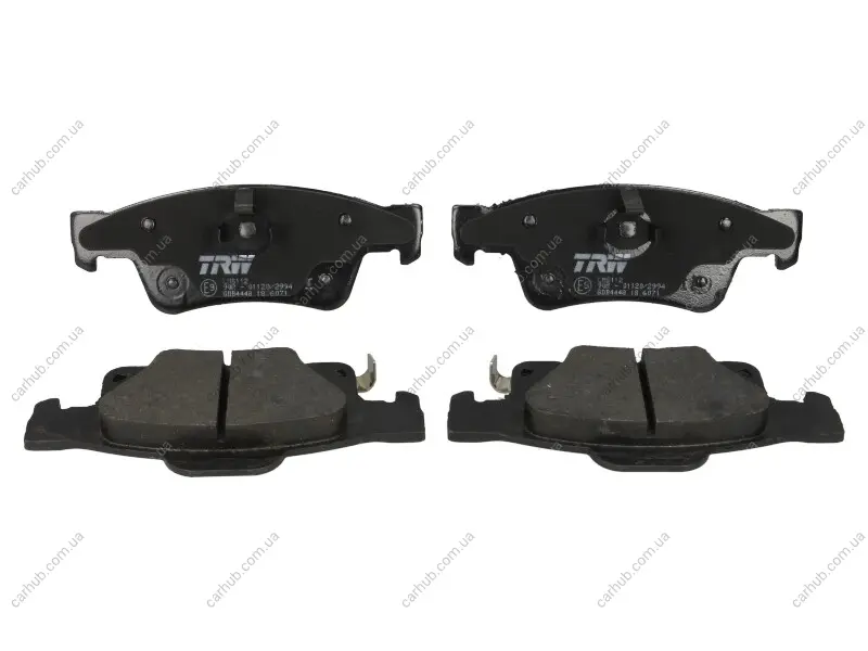 Комплект гальмівних колодок задн, DODGE DURANGO JEEP GRAND CHEROKEE, GRAND CHEROKEE IV 3.0-6.4 11.10- TRW GDB4448 (фото 1)