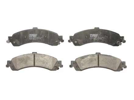 Комплект гальмівних колодок задн, CADILLAC ESCALADE CHEVROLET AVALANCHE, AVALANCHE 1500, SILVERADO 1500, SUBURBAN, TAHOE GMC SIERRA, YUKON 4.3-8.1 10.98- TRW GDB4454