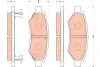 Комплект гальмівних колодок задн, CADILLAC CTS, CTS SPORT, SRX CHEVROLET CAMARO FORD KUGA III, PUMA 1.5-6.2 01.08- TRW GDB4602 (фото 1)