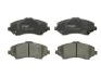 Комплект гальмівних колодок передн, CHRYSLER GRAND VOYAGER V, TOWN & COUNTRY, VOYAGER V DODGE GRAND, JOURNEY, NITRO FIAT FREEMONT JEEP CHEROKEE, COMPASS, WRANGLER III 2.0D-4.0 08.03- TRW GDB4605 (фото 1)