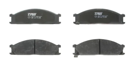 Комплект гальмівних колодок передн, NISSAN NAVARA, NP300, PATHFINDER I, PATHFINDER II, PICK UP, TERRANO I, URVAN, VANETTE SUBARU SVX 1.5-3.3 01.83- TRW GDB766