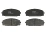 Комплект гальмівних колодок передн, LEXUS ES TOYOTA DYNA, DYNA 100, DYNA 200, DYNA 400, GRANVIA, HIACE III, HIACE IV, HIACE V, HILUX V, TOYOACE 2.0-4.1D 12.82- TRW GDB770 (фото 1)