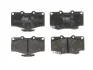 Комплект гальмівних колодок передн, TOYOTA 4 RUNNER I, 4 RUNNER II, 4 RUNNER III, HILUX IV, HILUX V, HILUX VI, HILUX VII, LAND CRUISER, LAND CRUISER 80, LAND CRUISER 90 VW TARO 2.2-4.5 11.84- TRW GDB797 (фото 1)