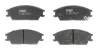 Комплект гальмівних колодок передн, HYUNDAI ACCENT, ACCENT I, ACCENT II, GETZ, LANTRA I, LANTRA II, PONY, PONY / EXCEL, S 1.1-1.6 09.89-12.10 TRW GDB893 (фото 1)