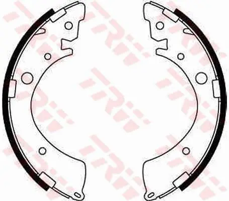 Гальмівна колодка HONDA CITY IV, CIVIC V, CIVIC VI, CIVIC VII, HR-V, LOGO 1.3-1.6 10.91- TRW GS8245 (фото 1)