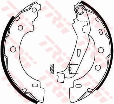 Гальмівна колодка NISSAN KUBISTAR RENAULT KANGOO, KANGOO EXPRESS 1.2-1.9D 08.97- TRW GS8650 (фото 1)