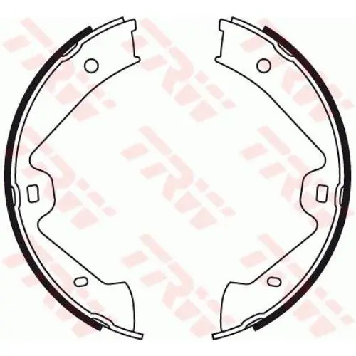 Гальмівна колодка PORSCHE CAYENNE VW TOUAREG 3.0-4.8 01.10-12.18 TRW GS8776 (фото 1)