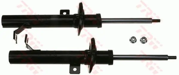 Амортизатор (повний комплект) передн лів FORD FIESTA V, FUSION 1.25-2.0 11.01-12.12 TRW JGM3678T (фото 1)