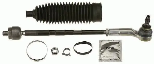 Рульова тяга(з наконечником) прав (dł.275mm) SEAT CORDOBA, IBIZA III SKODA FABIA I, FABIA I PRAKTIK, FABIA II, ROOMSTER, ROOMSTER PRAKTIK VW FOX, POLO IV, POLO VIVO 1.0-2.0 08.99-10.21 TRW JRA588 (фото 1)
