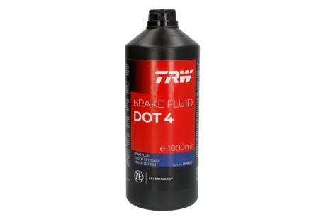 Гальмівна рідина DOT4 (1L) [сухість: 270°C, вологість: 163°C, в\'язкість: 1315мм²/с] SAE J1703, ISO/DIN 4925 TRW PFB401SE