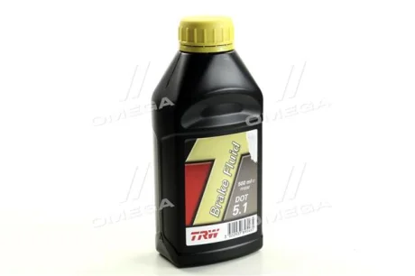 Гальмівна рідина DOT5.1 (0,5L) [сухість: 269°C, вологість: 187°C, в\'язкість: 810мм²/с] SAE J1703, ISO/DIN 4925 TRW PFB550SE