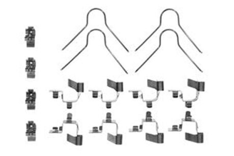 Фото монтажний комплект гальмівної накладки TRW PFK291 Монтажний комплект гальмівної накладки TRW PFK291