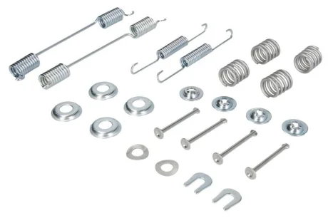 Монтажний набір гальмівної колодки (SUMITOMO) HYUNDAI SONATA II, SONATA III NISSAN BLUEBIRD, LAUREL, PRAIRIE, PRAIRIE PRO, PRIMERA, SUNNY II, SUNNY III, VANETTE 1.5-2.8D 11.83-12.01 TRW SFK122