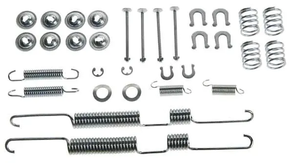 Монтажний набір гальмівної колодки (AKEBONO) TOYOTA 4 RUNNER I, 4 RUNNER II, 4 RUNNER III, HIACE / COMMUTER V, HIACE III, HIACE IV, HILUX IV, HILUX V, HILUX VI, HILUX VII, HILUX VIII 1.5-4.7 08.84- TRW SFK236 (фото 1)