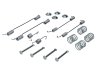 Монтажний набір гальмівної колодки (BENDIX) NISSAN PRIMERA PEUGEOT 406 RENAULT DUSTER 1.5D-3.0 11.95-01.18 TRW SFK260 (фото 1)