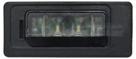 Підсвітка номерного знаку (LED) SEAT ALHAMBRA 7N, TOLEDO IV KG3 SKODA FABIA III, OCTAVIA III, RAPID, SUPERB III, YETI VW CADDY IV, GOLF SPORTSVAN, GOLF V PLUS, GOLF VII, JETTA IV, PASSAT B7 12.04- TYC 150389009