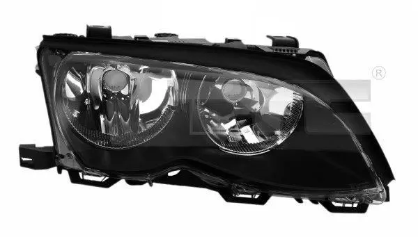 Фара лів (H7/H7, електричн, з мотором, колір відбивача: чорн) BMW 3 E46 06.01-12.07 TYC 200322012 (фото 1)