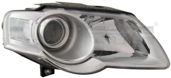 Фара прав (H7/H7, електричн, з мотором, колір відбивача: хром) VW PASSAT B6 03.05-11.10 TYC 200733052 (фото 1)