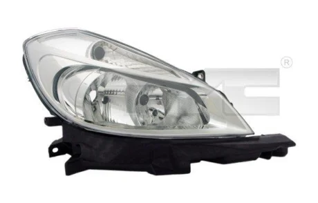 Фара лів (H7/H7, електричн, з мотором, колір відбивача: хром) RENAULT CLIO III Ph I 05.05-05.09 TYC 200794152