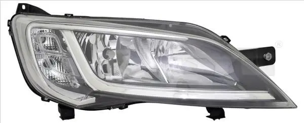 Фара прав (H7/H7/W21, електричн, з мотором, колір відбивача: хром) CITROEN JUMPER III FIAT DUCATO PEUGEOT BOXER 06.14-12.17 TYC 2014775052 (фото 1)