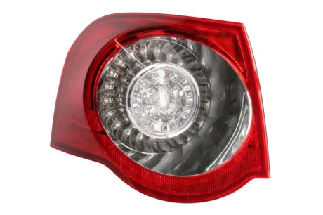 Ліхтар задній лів (зовнішн, LED, колір скла срібн/червон) VW PASSAT B6 Універсал 03.05-11.10 TYC TYC 11-11868-00-2