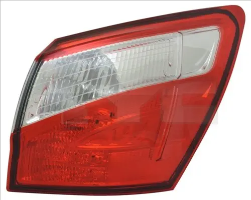 Ліхтар задній прав (зовнішн, LED) NISSAN QASHQAI I J10 позашляховик 04.10-04.14 TYC TYC 11-12351-06-2 (фото 1)