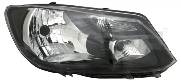 Фара прав (H4/P21, електричн, з мотором, колір відбивача: чорн) VW CADDY III 08.10-05.15 TYC TYC 20-12473-15-2 (фото 1)