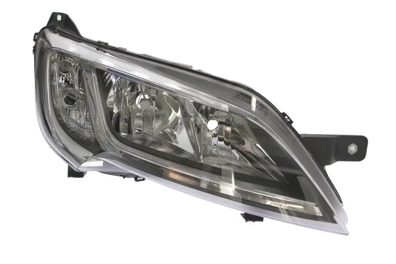 Фара прав (H7/H7/W21, електричн, з мотором, колір відбивача: хром) CITROEN JUMPER III FIAT DUCATO PEUGEOT BOXER 06.14-12.17 TYC TYC 20-14775-05-2 (фото 1)