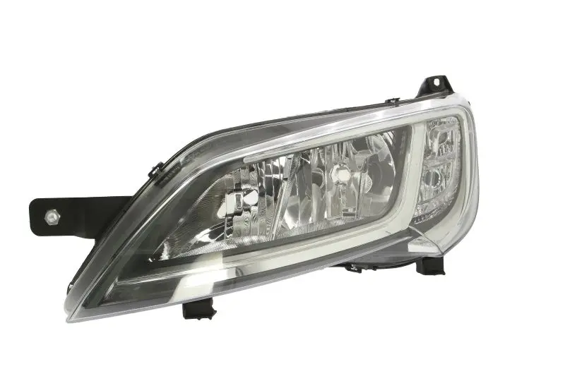 Фара лів (H7/H7/W21, електричн, з мотором, колір відбивача: хром) CITROEN JUMPER III FIAT DUCATO PEUGEOT BOXER 06.14-12.17 TYC TYC 20-14776-05-2 (фото 1)