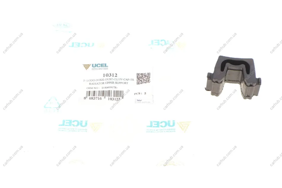 Подушка радіатора Dacia Logan/Sandero 12- UCEL UC-EL 10312 (фото 1)