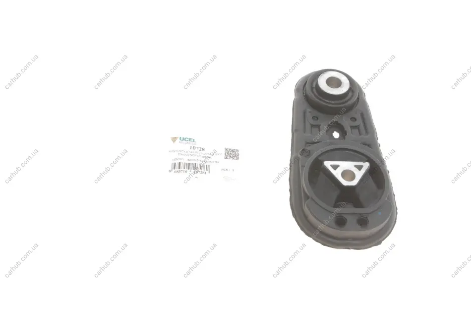 Подушка двигуна (нижня) Renault Megane II/Scenic II 1.5dCi/1.9dCi/2.0 02- (косточка) UCEL UC-EL 10728 (фото 1)