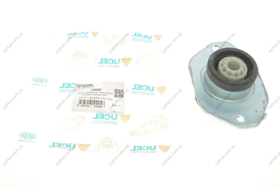 Подушка КПП Renault Trafic 2.0dСi/2.5dСi (L) UCEL UC-EL 10905 (фото 1)
