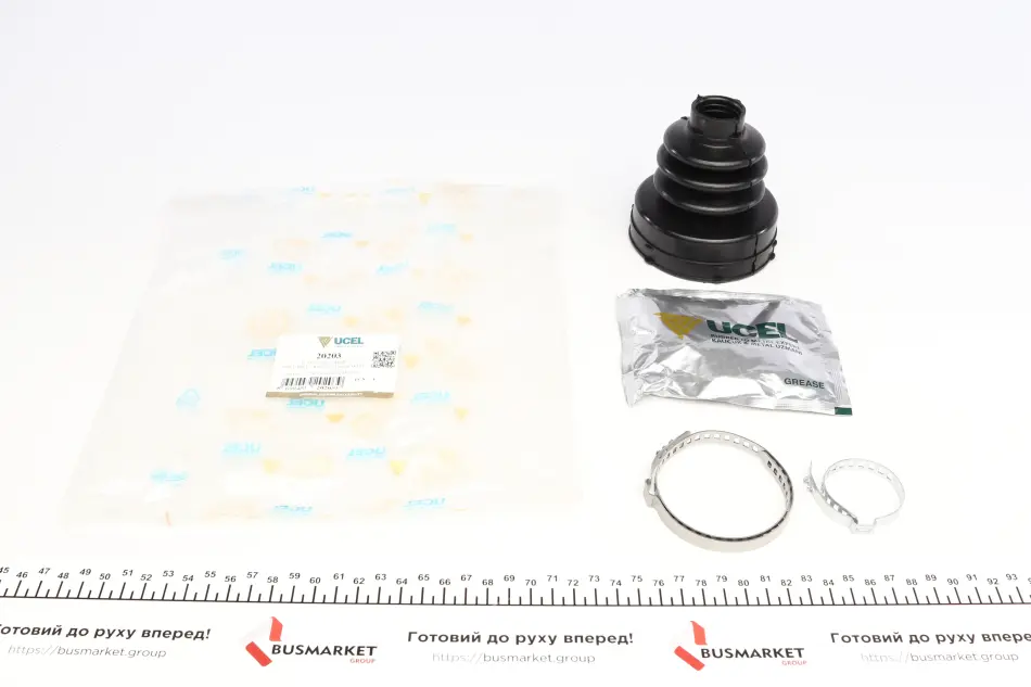 Пильник ШРКШ (зовнішній) Ford C-Max I/Focus II 03-12 (21x85x103) (гумовий) UCEL UC-EL 20203 (фото 1)