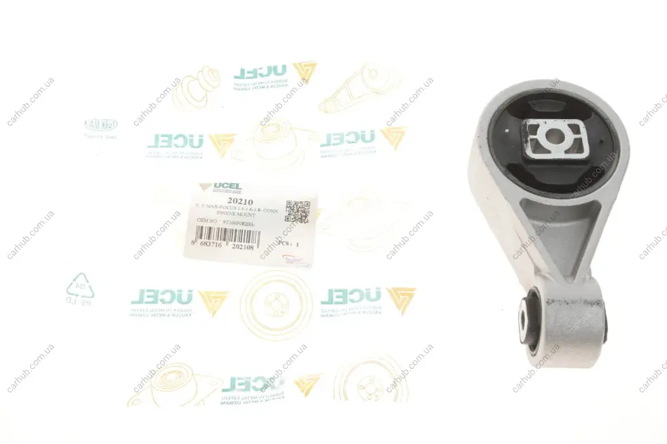 Подушка КПП Ford Connect 02- (косточка) UCEL UC-EL 20210 (фото 1)