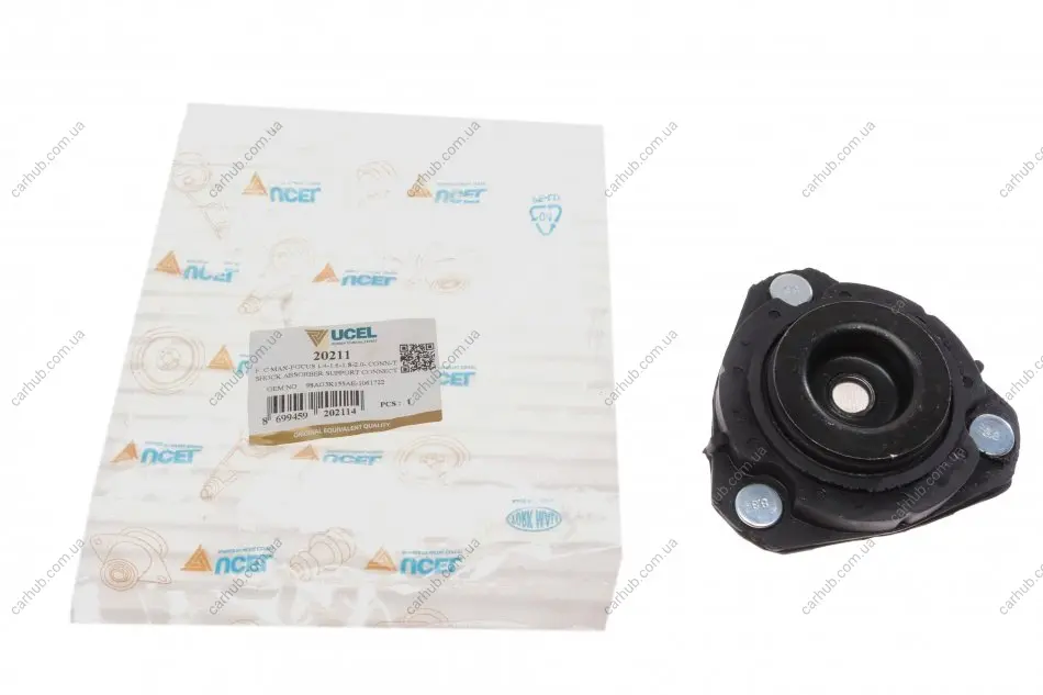 Подушка амортизатора (переднього) Ford Connect 02- UC-EL 20211 (фото 1)