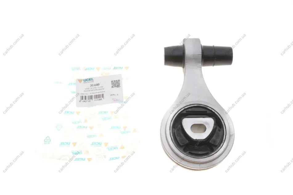 Подушка двигуна (задня) Fiat Doblo 1.2/1.9D/1.9JTD 01- UCEL UC-EL 31440 (фото 1)