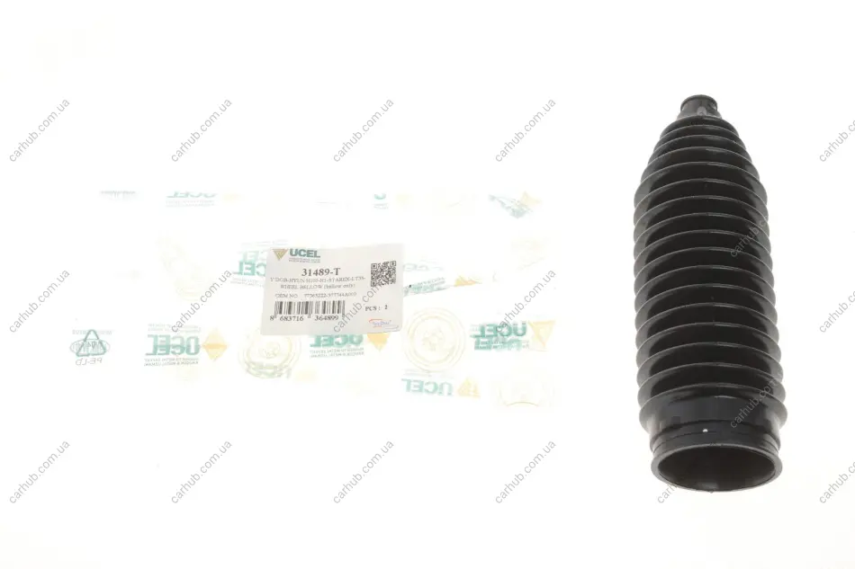 Пильник рейки рульової Fiat Doblo 10- UCEL UC-EL 31489-T (фото 1)