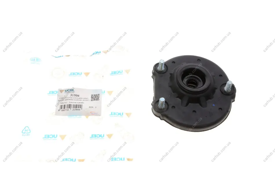 Подушка амортизатора (переднього) + підшипник Citroen Nemo 08- (R) UCEL UC-EL 31504 (фото 1)
