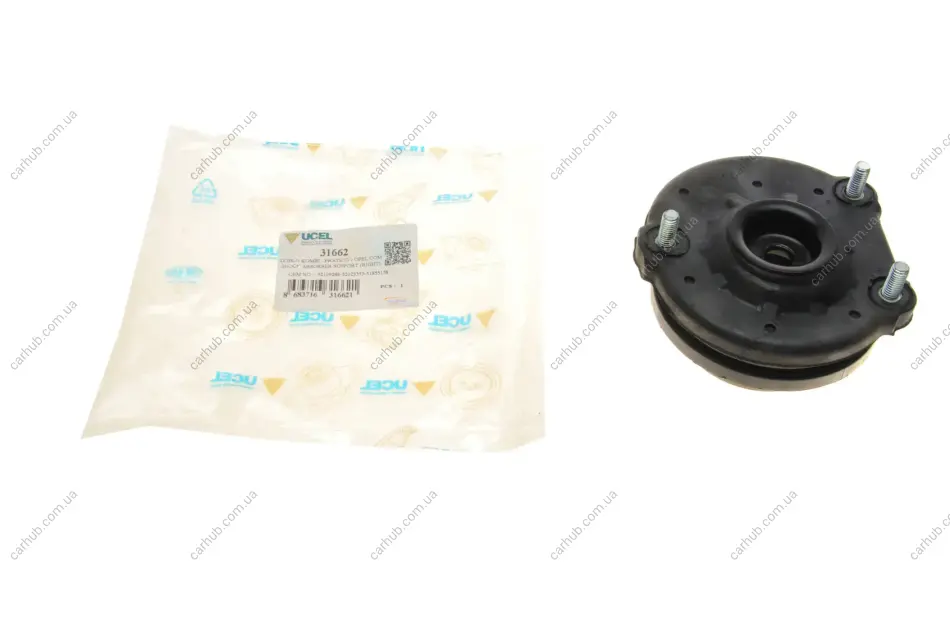 Подушка амортизатора (переднього) Fiat Doblo 1.3D-2.0D10- (R) UCEL UC-EL 31662 (фото 1)