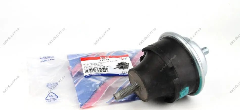 Подушка двигуна (R) Citroen Berlingo/Peugeot Partner 1.6 16V/1.6HDI 00- UCEL UC-EL 41524 (фото 1)