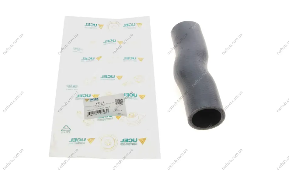 Патрубок інтеркулера Citroen Jumper/Fiat Ducato/Peugeot Boxer 3.0 HDI 06- UC-EL 52123 (фото 1)